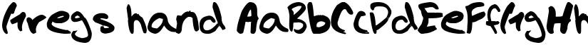 Gregs hand font download
