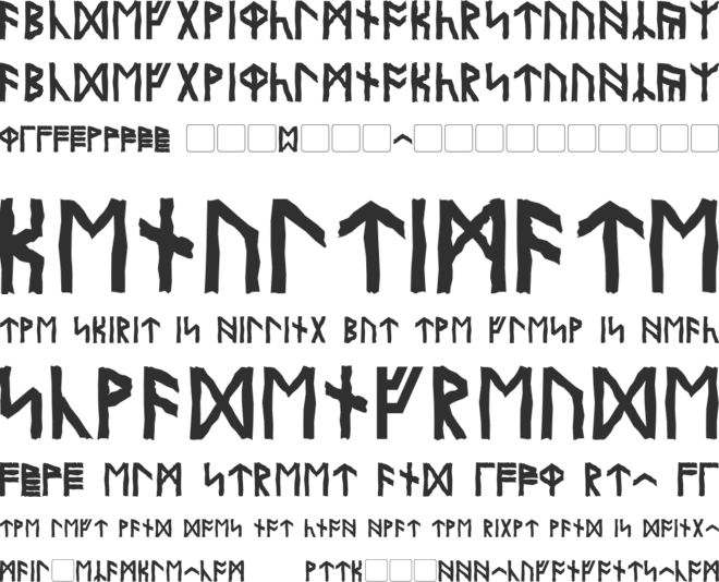 Olde Britannian font preview