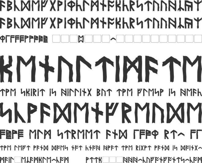 Olde Britannian font preview