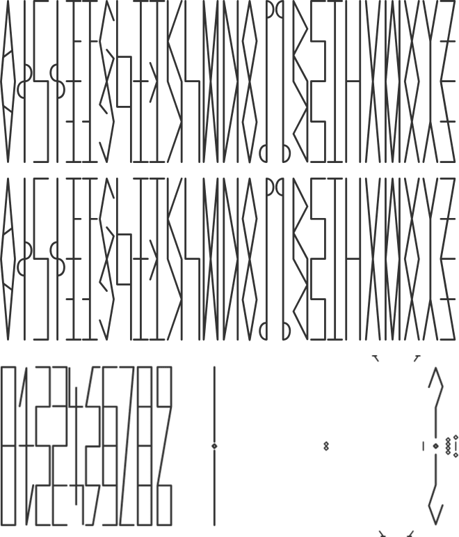 JMH Celaeno font preview
