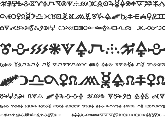 Hermetic Spellbook font preview