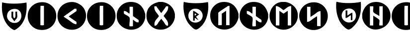 Viking Runes Shields Regular font