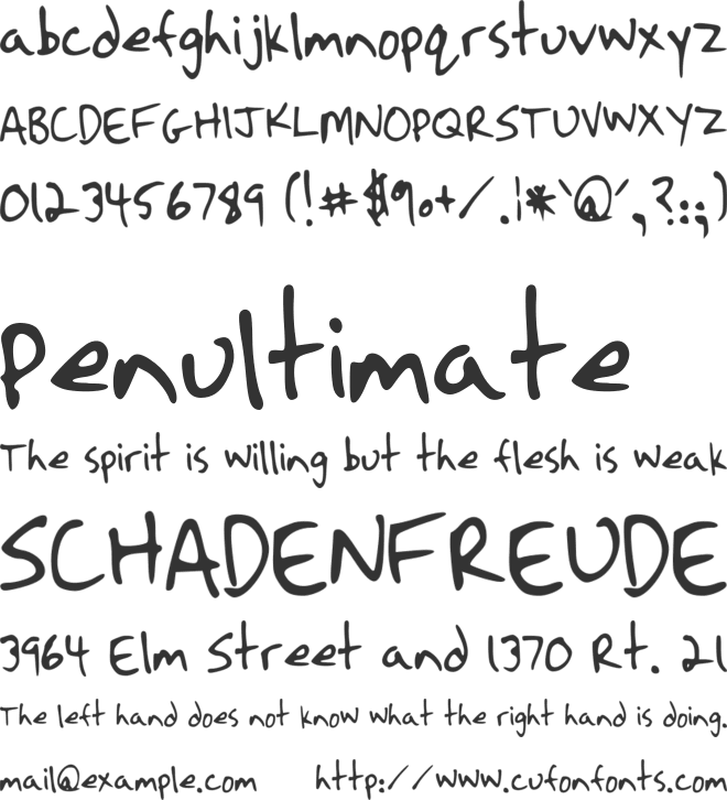 Strassman Script font preview