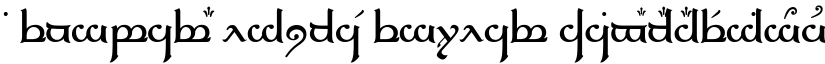 Tengwar Elfica Regular font