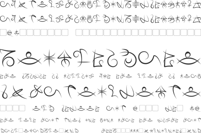Mage Script font preview
