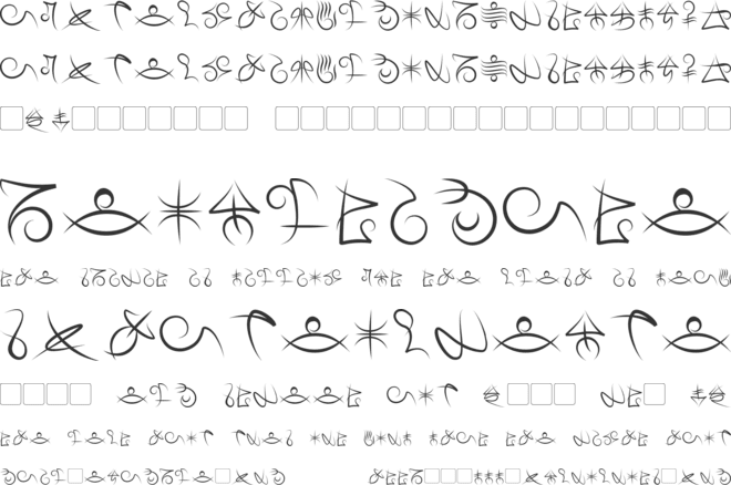 Mage Script font preview