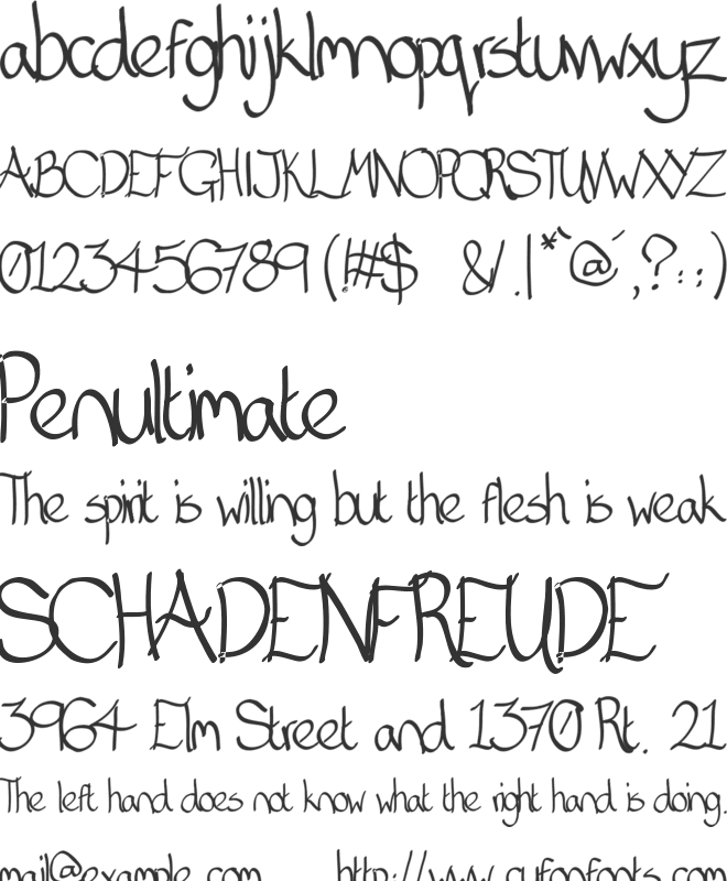 Matt Serif font preview