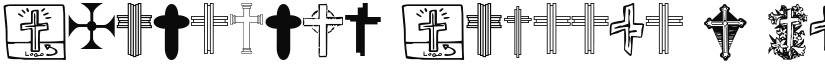 Christian Crosses V Regular font