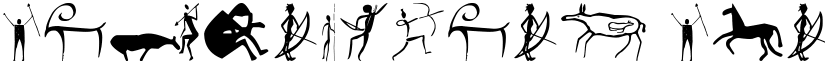 Prehistoric Paintings Regular font