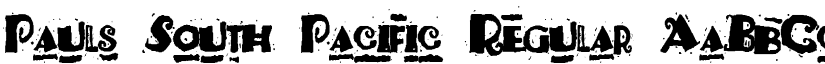Pauls South Pacific Regular font