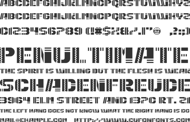 Puerto Magnifico font preview