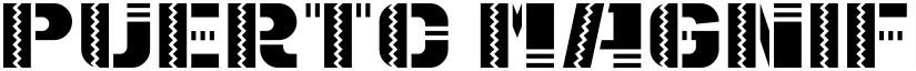 Puerto Magnifico Regular font