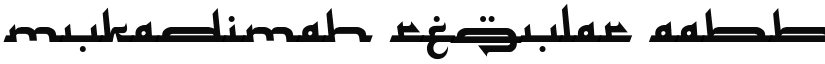 Mukadimah font download