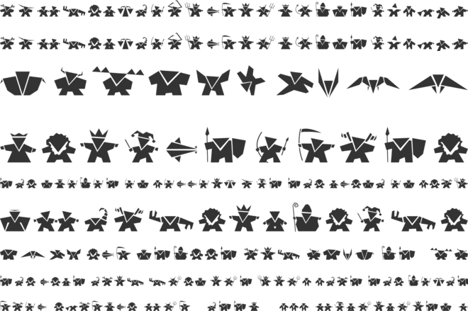 Damgram font preview