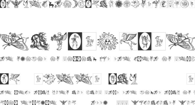 TheGoddess font preview