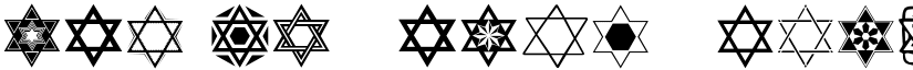 SL Star of David Regular font