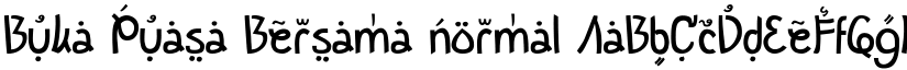Buka Puasa Bersama normal font