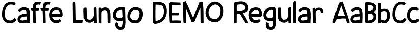 Caffe Lungo DEMO font download