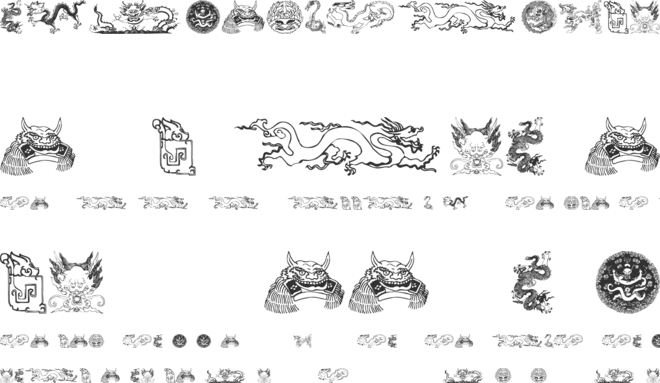 Dragons font preview