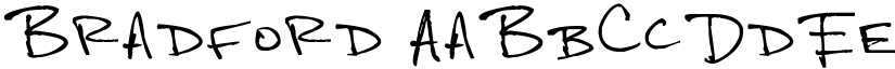 Bradford font