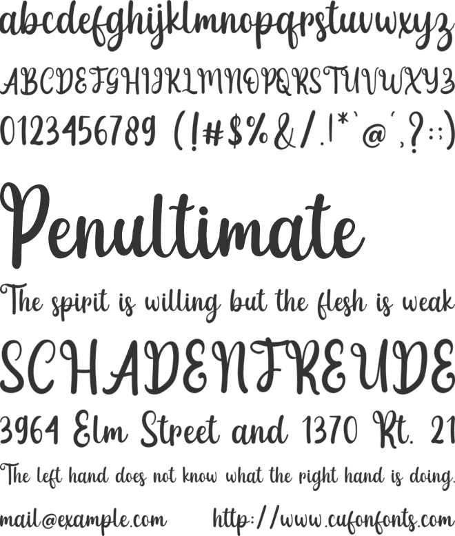 Cheese Burger font preview