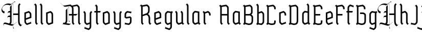 Hello Mytoys font download