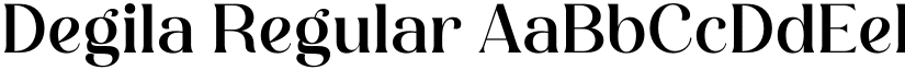 Degila Regular font