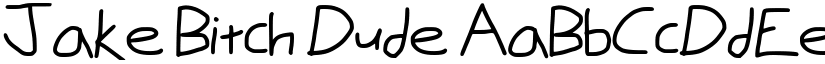 Jake Bitch Dude font download