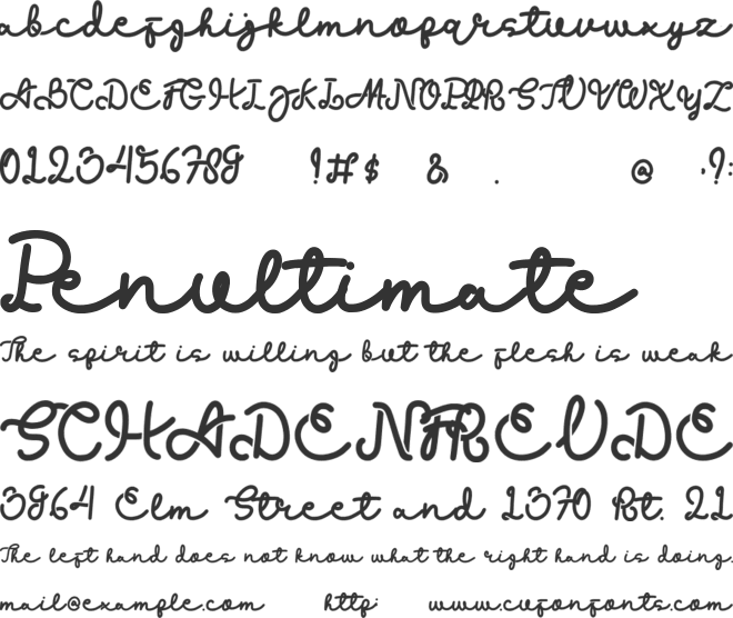 Retropia font preview