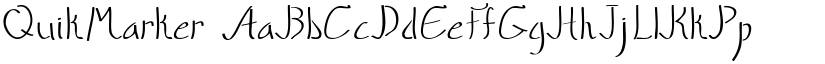 QuikMarker font