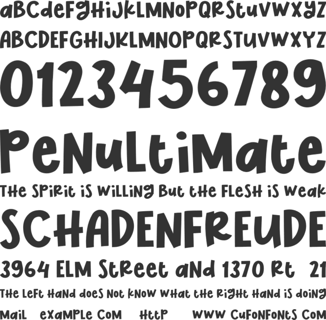 Lovely Time font preview