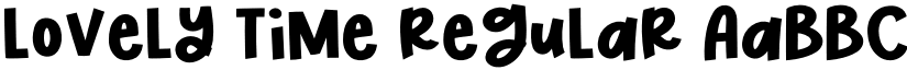 Lovely Time Regular font