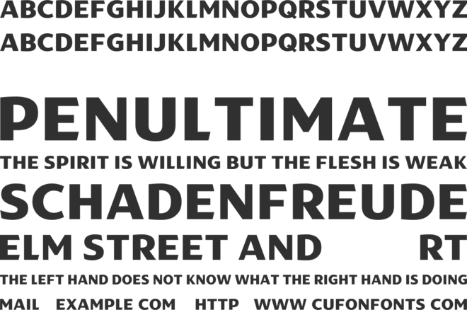 Philips Display font preview