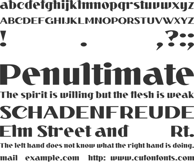 Canon Display font preview