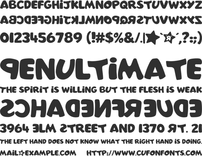 ToyChest Recon Three font preview