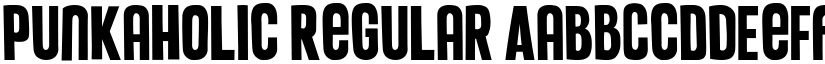 Punkaholic Regular font