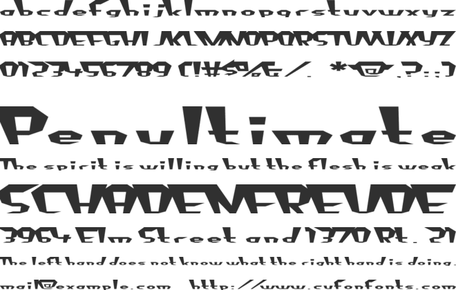 Fluoride Beings font preview