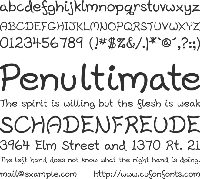 Harrowprint font preview
