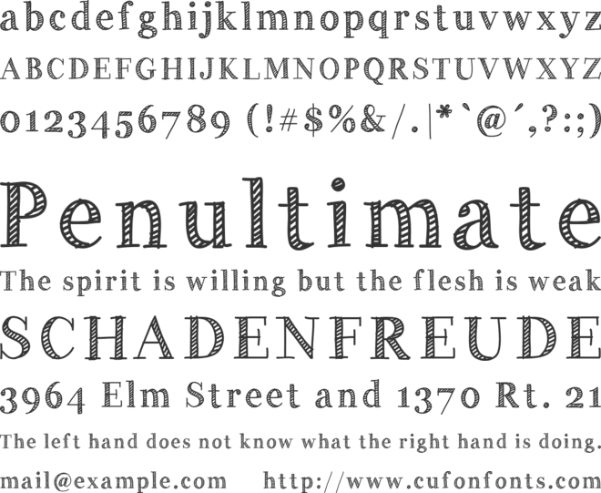 HandyGeorge font preview