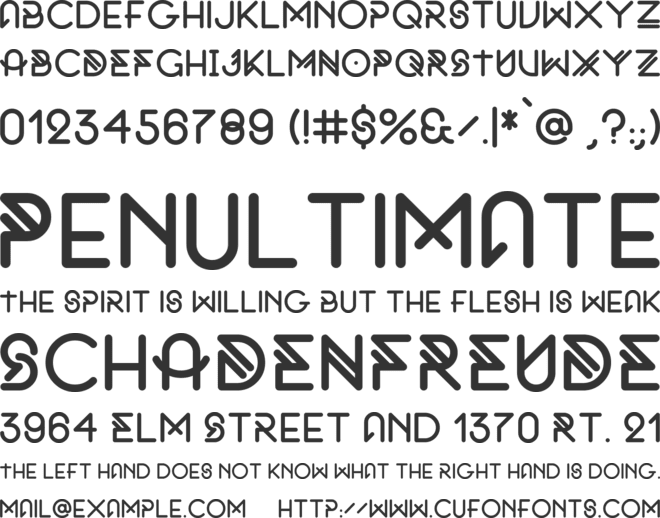 Original by fnkfrsh font preview