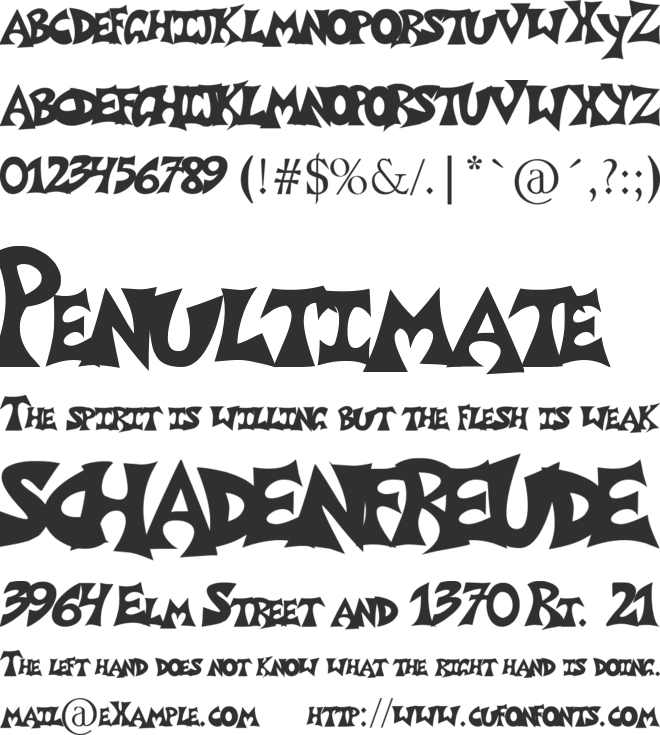 grafittiposter1 font preview