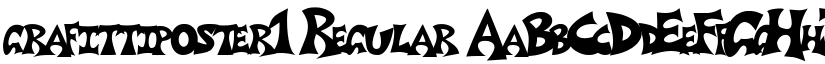 grafittiposter1 Regular font