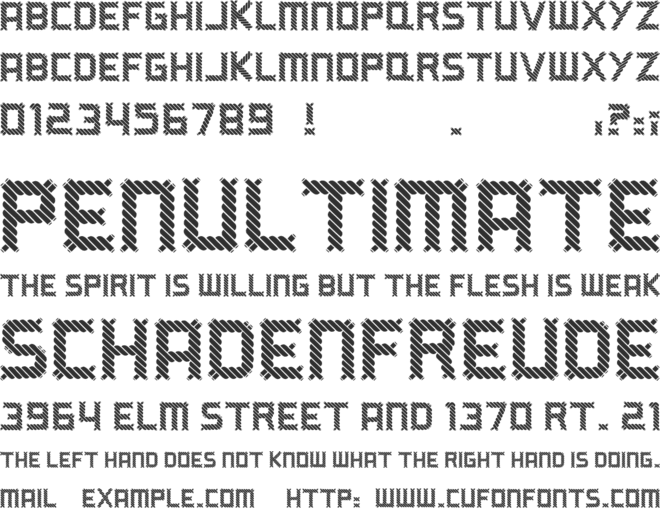 a ripping yarn font preview