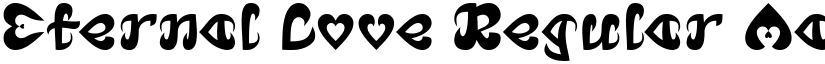 Eternal Love Regular font