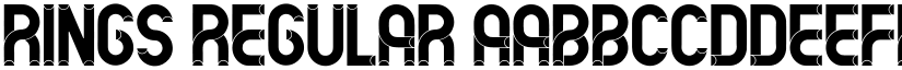 Rings Regular font