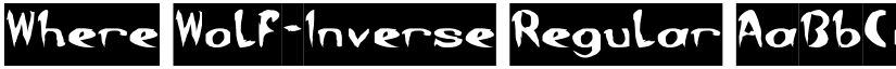Where Wolf-Inverse Regular font