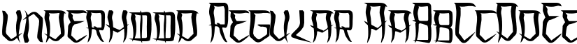 underhood font download