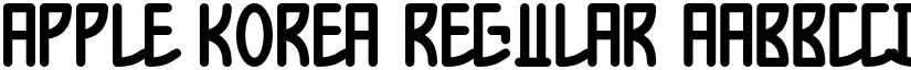 Apple Korea font download