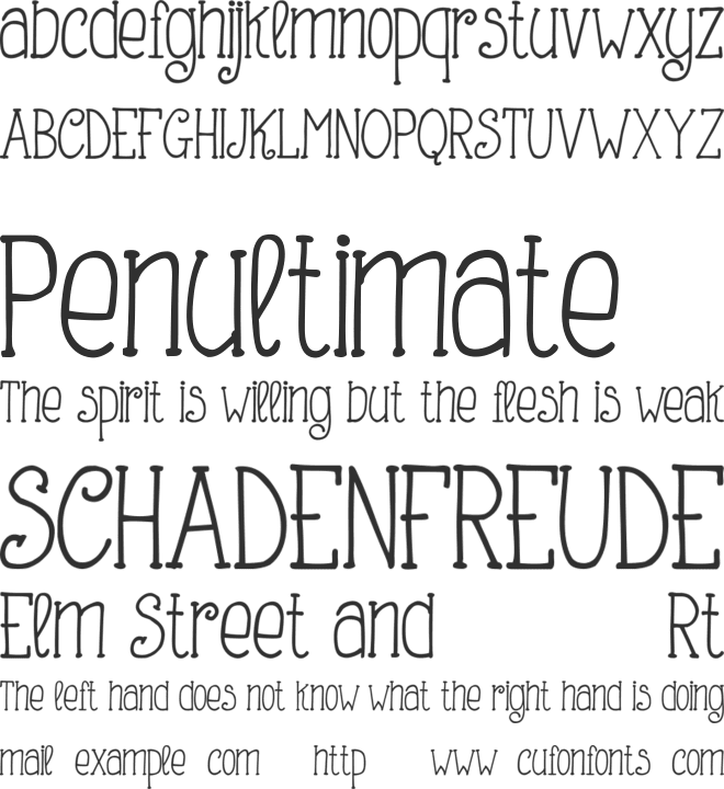 Making Lettering Tall_demo font preview