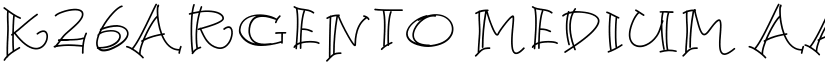 K26Argento font download